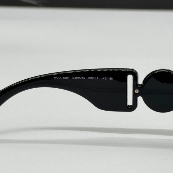NEW MOD 4361 5422/87 VERSACE WOMEN SUNGLASSES VE4361 5422/87 BLACK VE4361 542287 - Picture 10 of 12